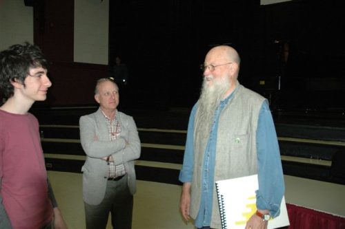 Meeting composer Terry Riley in Sacramento California - 2007